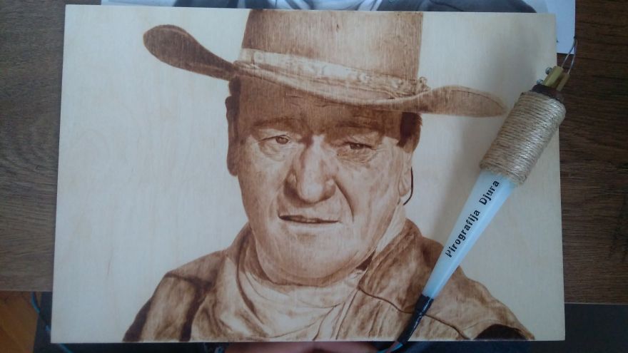 Woodburning, Pyrography Portraits