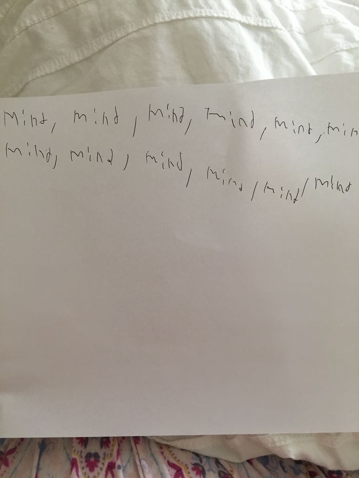 My Son Asked Me If I Wanted The Ability To Read Minds. He Then Gave Me This Paper