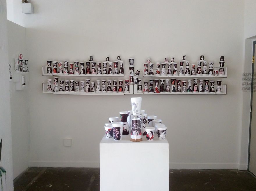 313 Cups In A Group Show