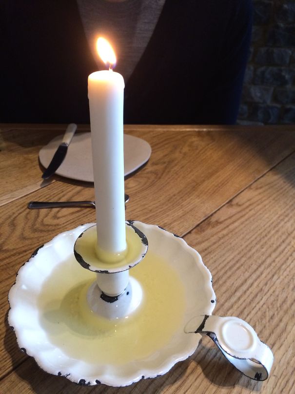 Edible Beef Fat Candle. Dip Your Bread!