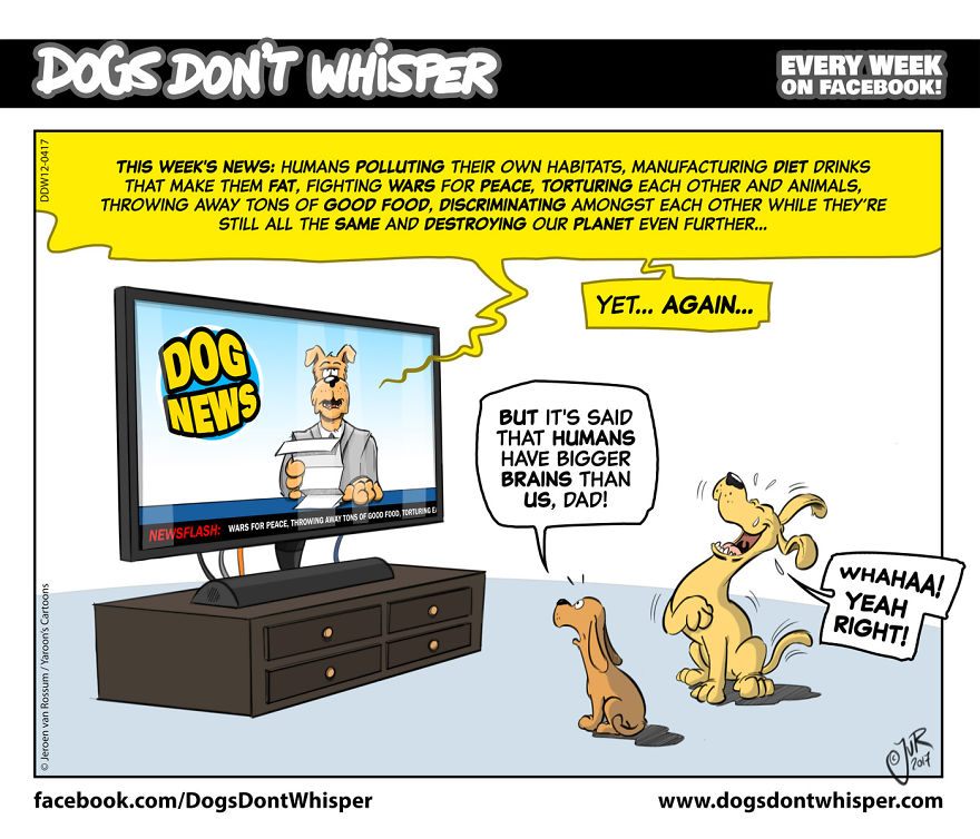Dog Behaviour Therapist Draw Comic Strips About Dogs