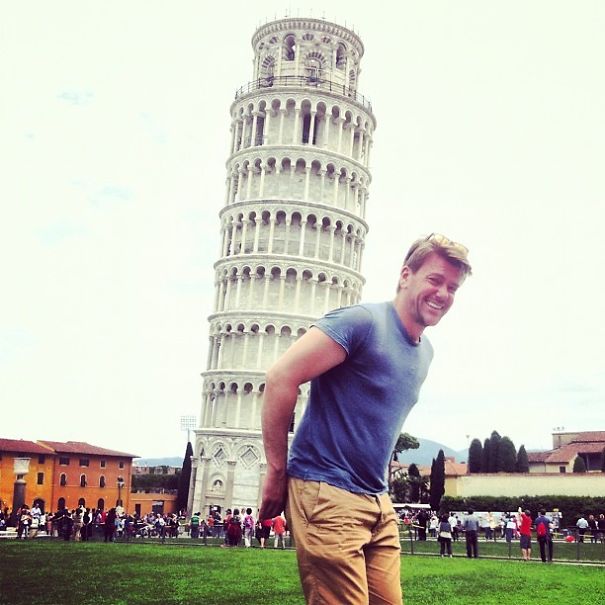 Carrying The Weight Of Pisa Tower