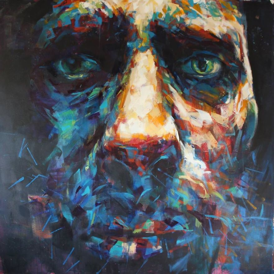 Large Portraits - Oil On Canvas
all Approximately 2 Metres Square