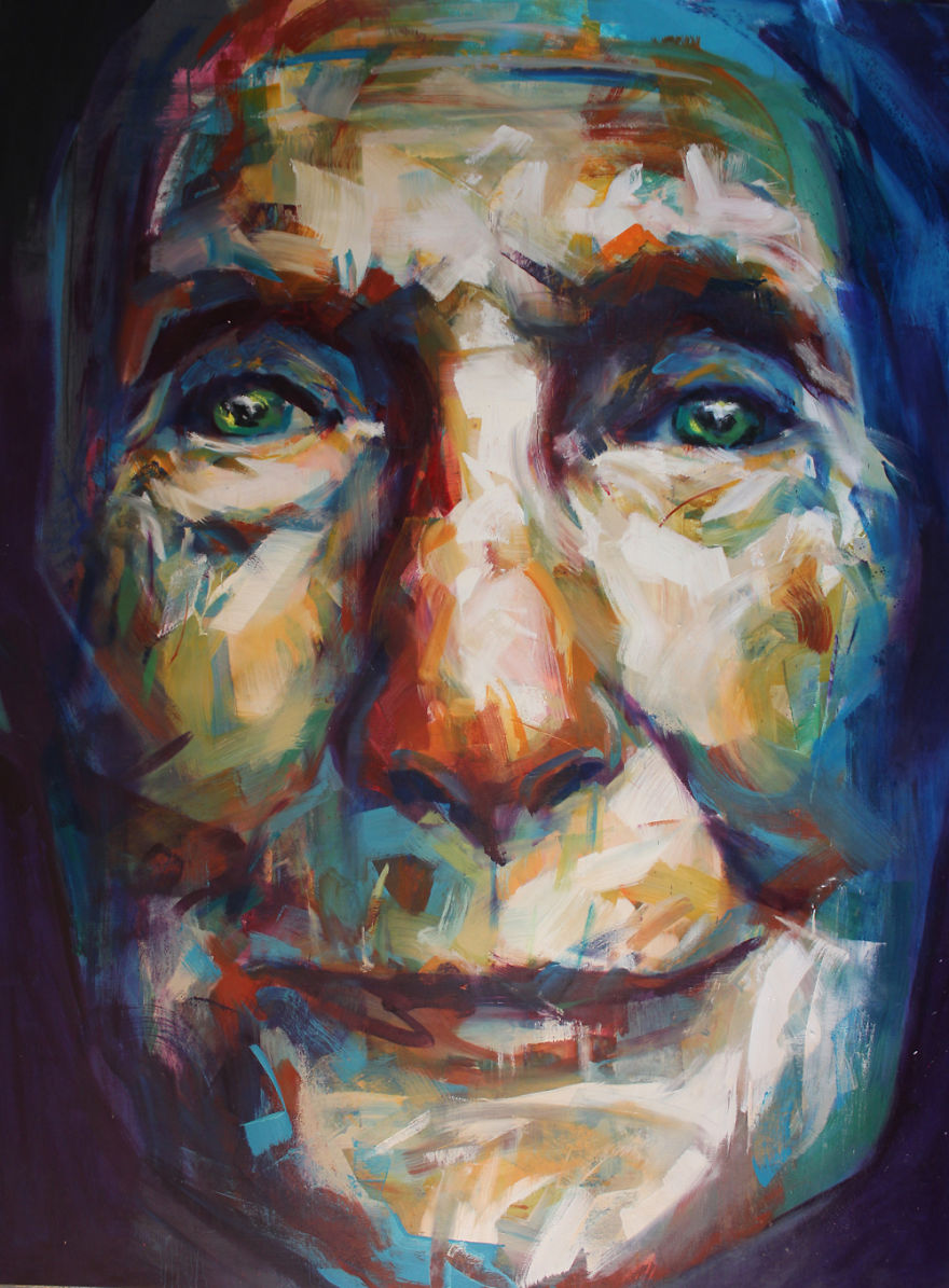 Large Portraits - Oil On Canvas
all Approximately 2 Metres Square