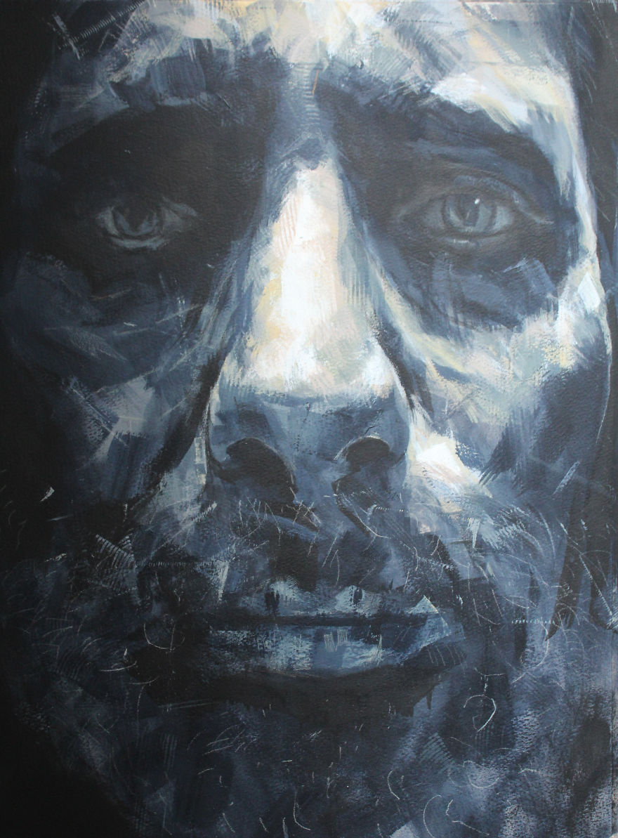 Large Portraits - Oil On Canvas
all Approximately 2 Metres Square