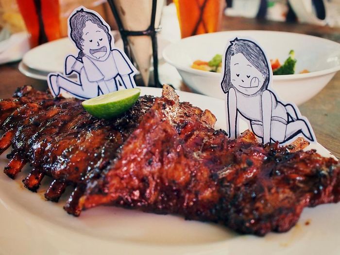 One Thing That Abang & Neng Would Never Want To Miss When In Bali Is To Dig Into This Delicious Pork Ribs From Naughty Nuri's