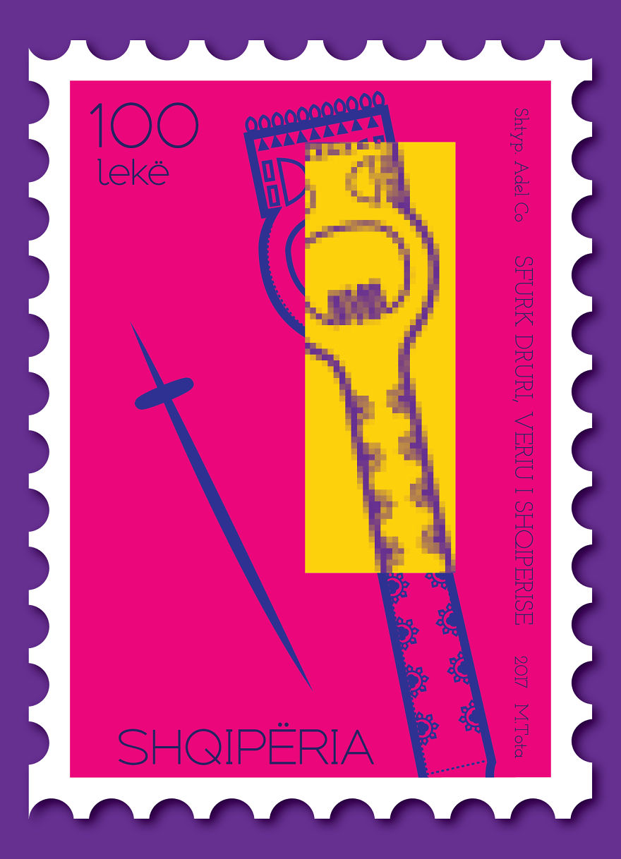 Greetings From North Albania - Pop Style Postcards And Post Stamps Greetings From North Albania - Pop Style Postcards And Post Stamps