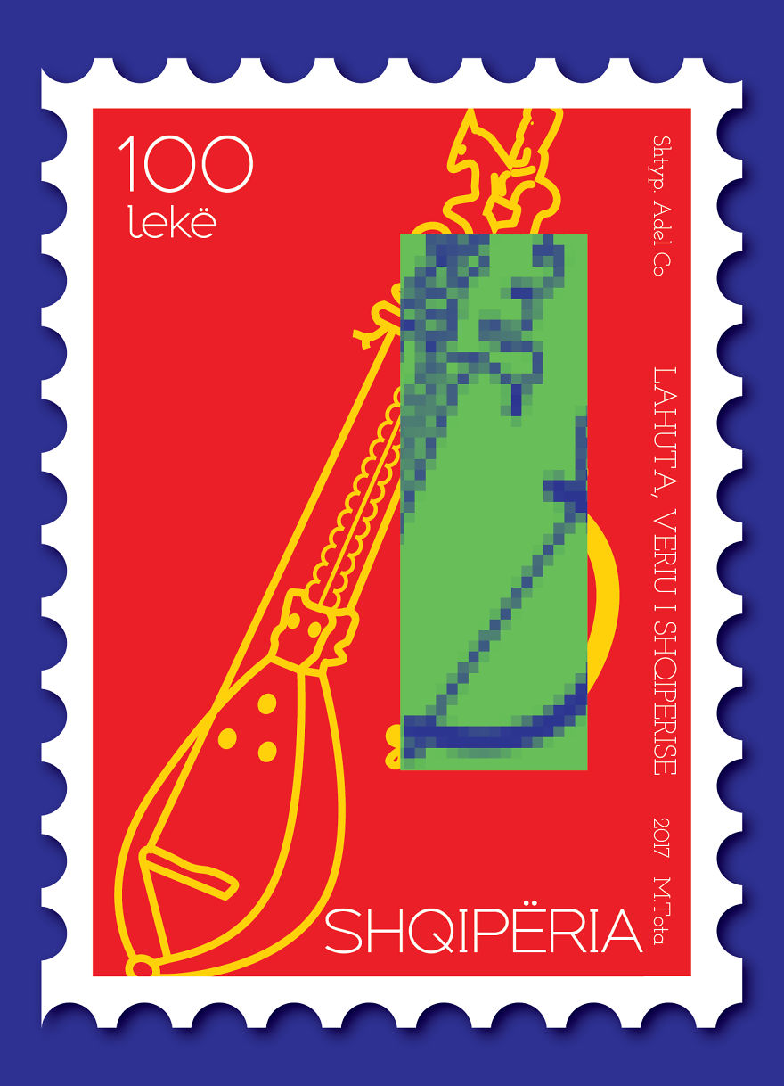 Greetings From North Albania - Pop Style Postcards And Post Stamps Greetings From North Albania - Pop Style Postcards And Post Stamps