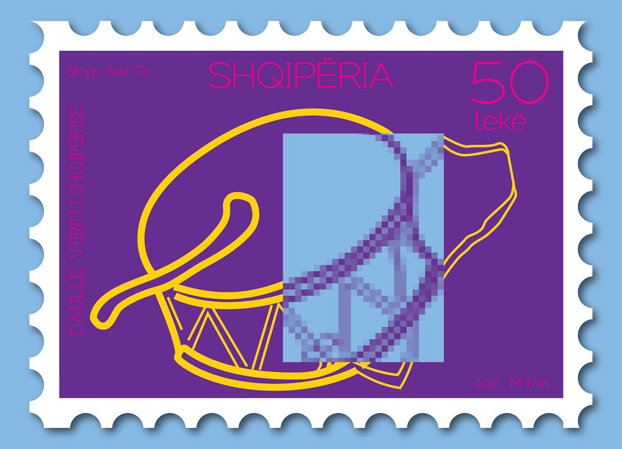 Greetings From North Albania - Pop Style Postcards And Post Stamps Greetings From North Albania - Pop Style Postcards And Post Stamps