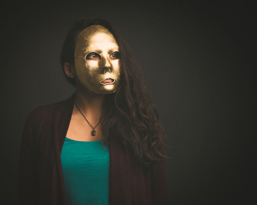 I Did A Photo Series Asking People About The "The Masks We Wear"