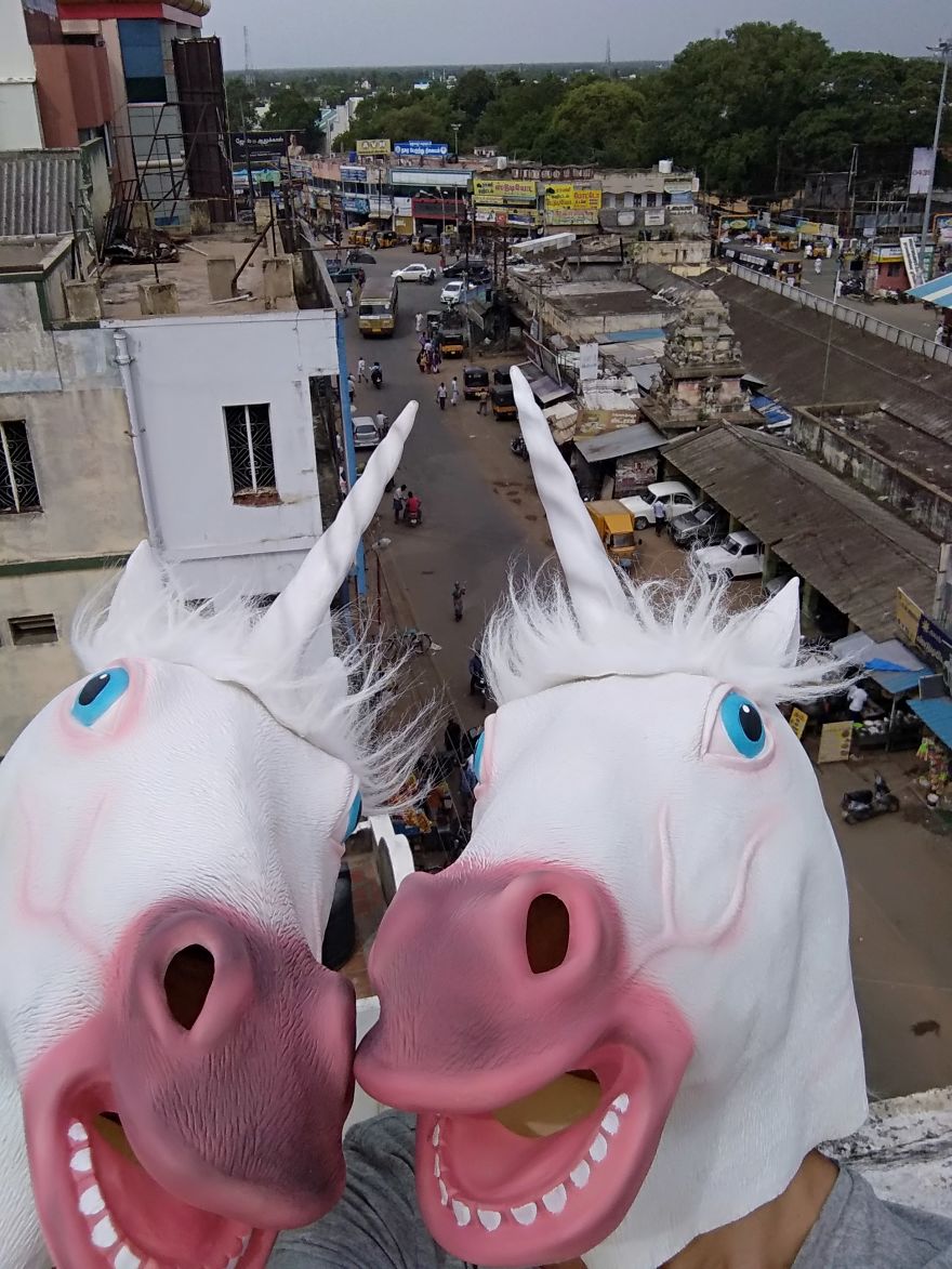 Unicorns Traveling In Asia