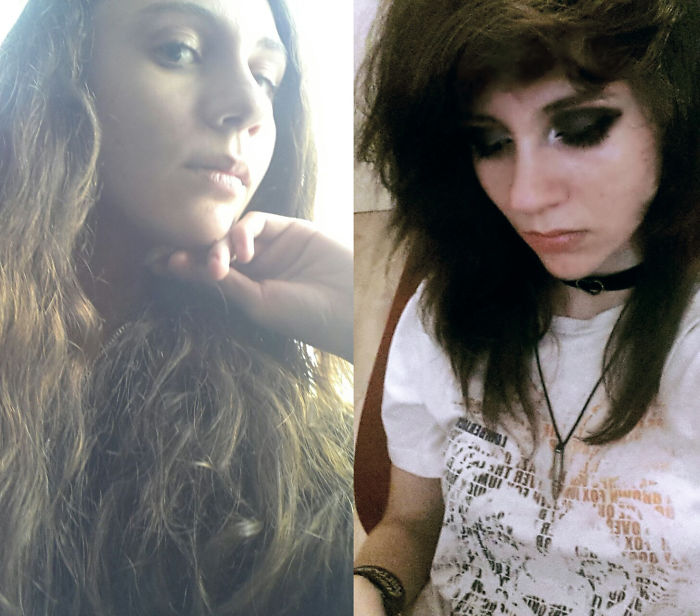 From Normal To A Cringy Emo