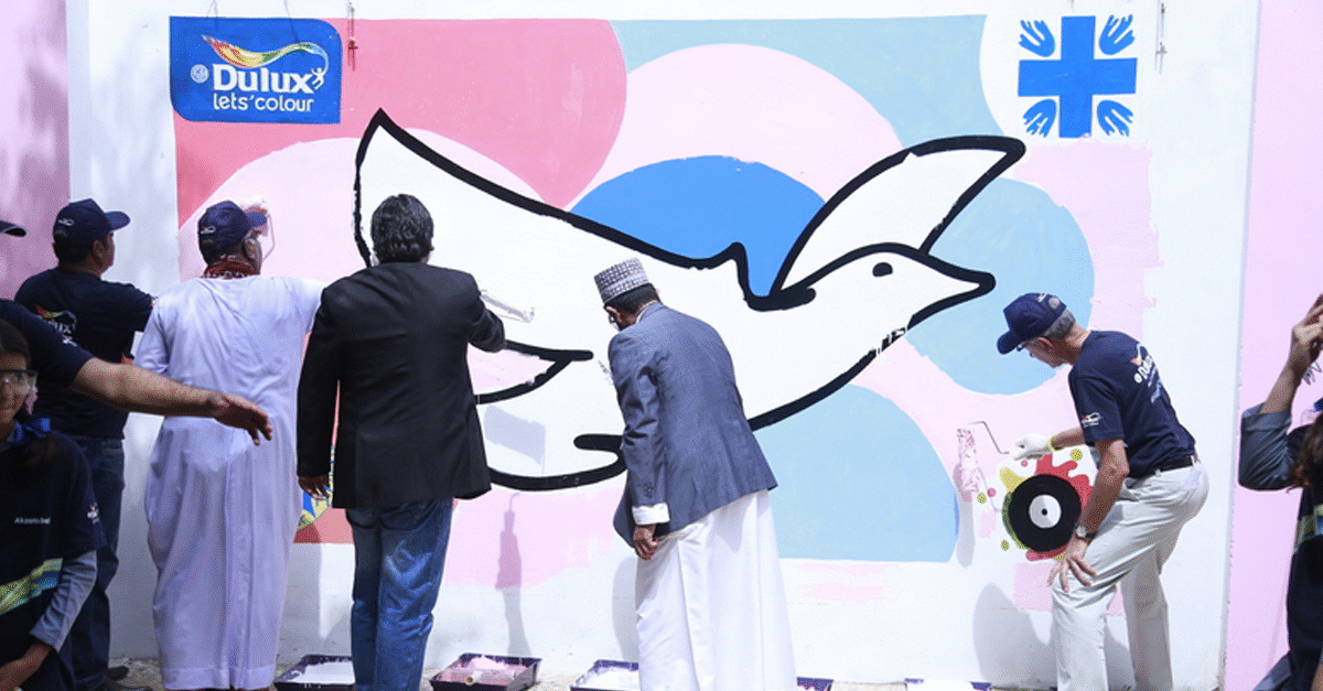 When A Paint Company And A Peace Movement Meet... When A Paint Company And A Peace Movement Meet...