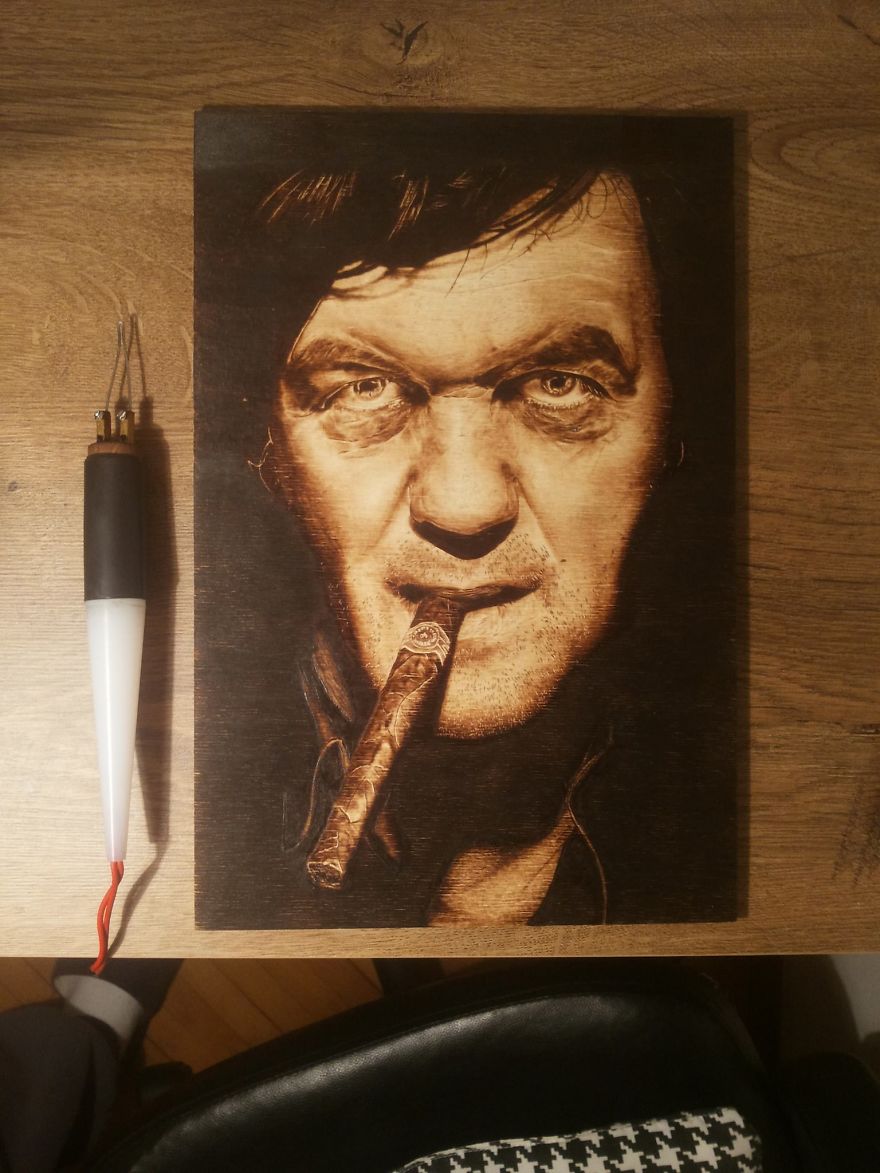 Woodburning, Pyrography Portraits