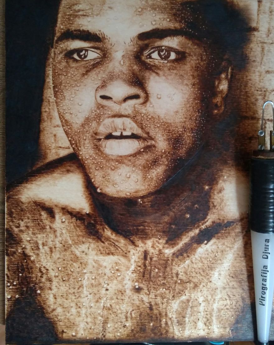 Woodburning, Pyrography Portraits