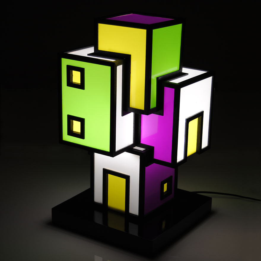 Agglomerati: I Create Sculpture Lamps In Wood And Plexiglass