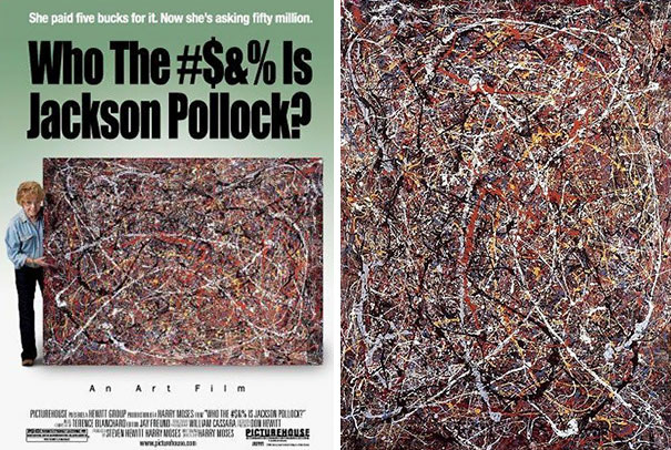 A 73-Year-Old Woman Bought A Painting From A Thrift Store For $5 Only To Later Discover That, Thanks To A Fingerprint On The Canvas, It Was Actually An Unsigned Jackson Pollock Worth Millions Of Dollars