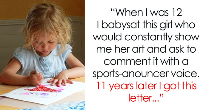 12-Year-Old Babysitter Encouraged A Little Girl She Was Watching, 11 Years Later She Got This Letter