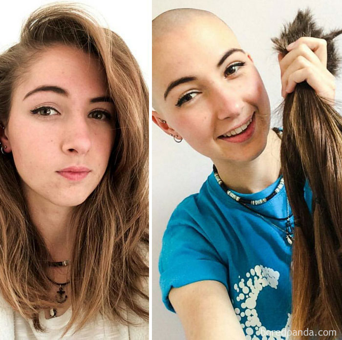 This Girl Chopped All Of Her Hair Off For Little Princess Trust