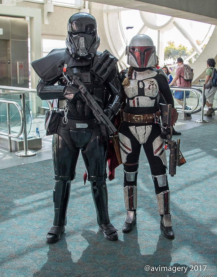 Death Trooper And Mandalorian Merc, Star Wars
