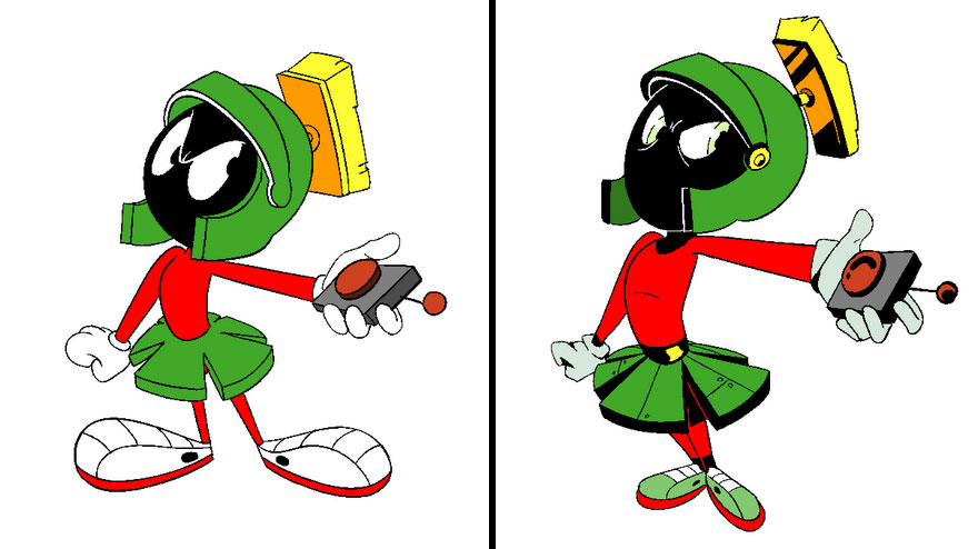 Marvin The Martian From Warner Dad’s Wacky Animated Shorts