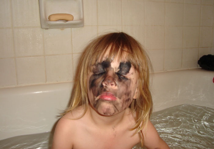 My Daughter Got A Hold Of My Liquid Eyeliner