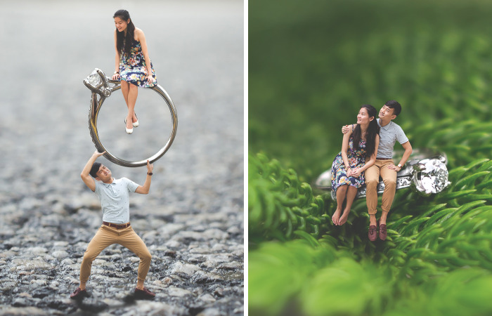 I Turned This Couple’s Pre-Wedding Photo Shoot Into A Thumbelina-Inspired Fairy Tale