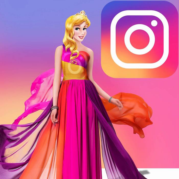 Artist Illustrates Social Networks With Disney Princesses