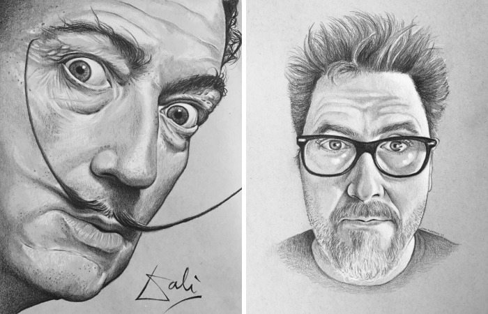 I Love Classic Black And White Drawings