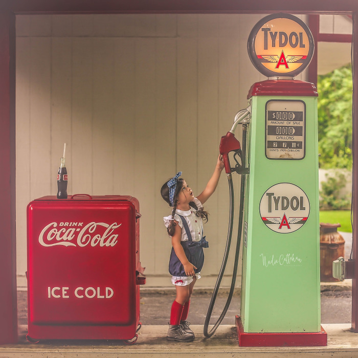 I Spent Time Taking Vintage Inspired Photos Of My 3 Year Old