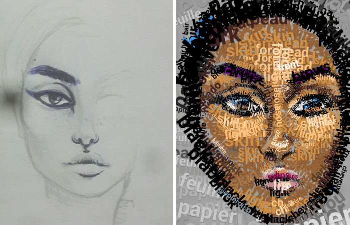 I Used Instagram Stories’ Text To Create This Digital Artwork In 5 Hours