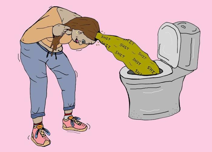 Artist Reflects A Personal Irritation And Bitterness In Her Drawings (NSFW)