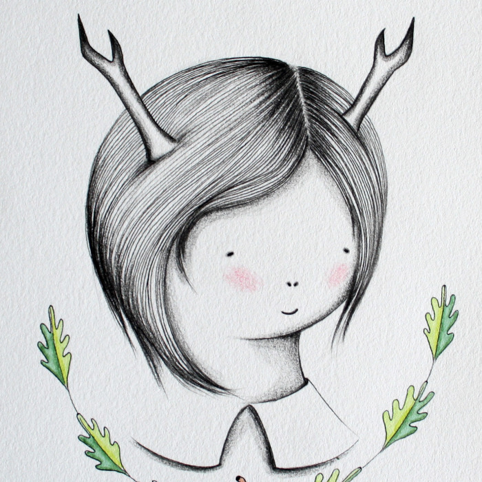 I Draw Illustrations Of Mysterious Girls