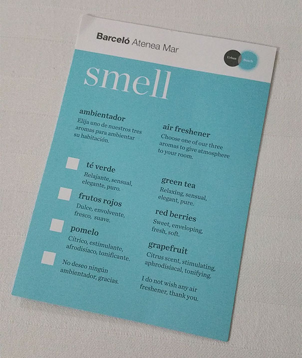 This Hotel Lets Me Choose What My Room Should Smell Like