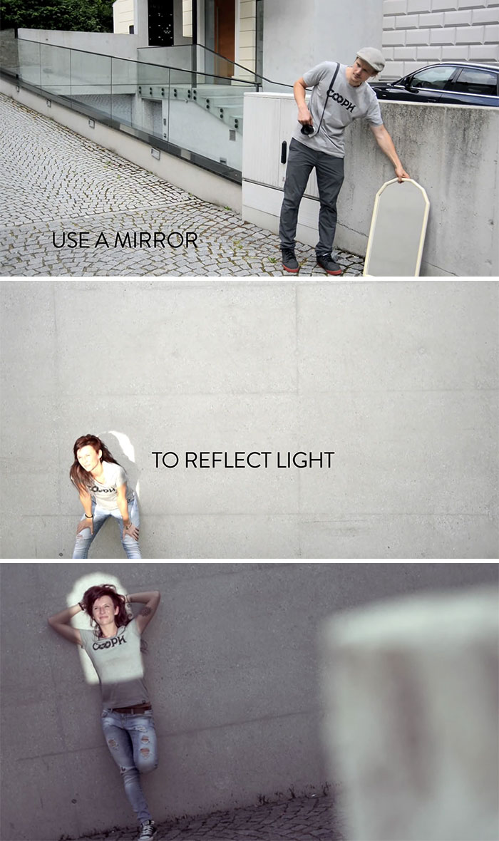 Use A Mirror To Reflect Light