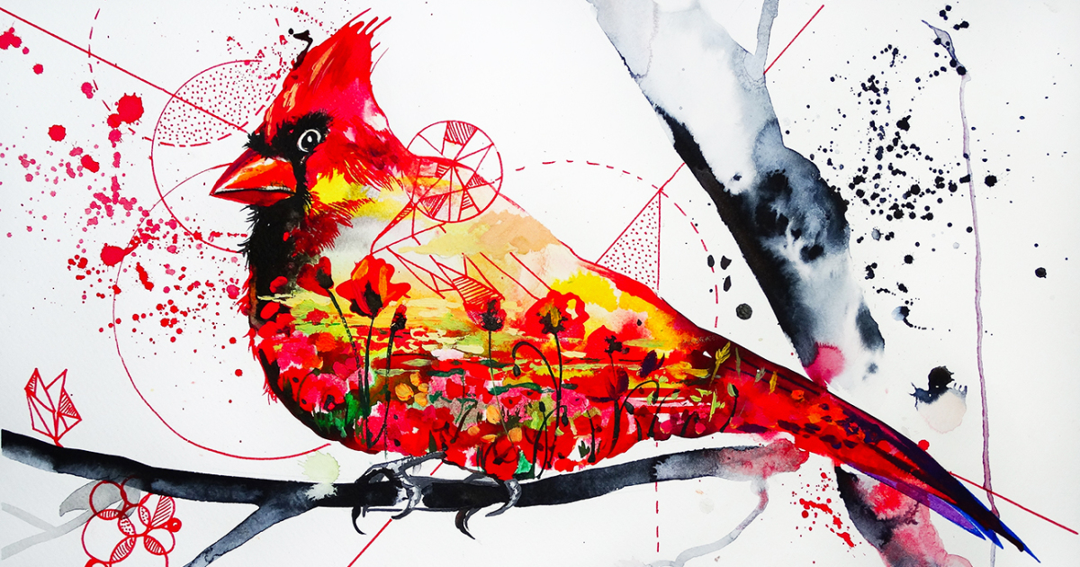 I Try To Paint The Beauty Of Birds In A Unique Perspective That