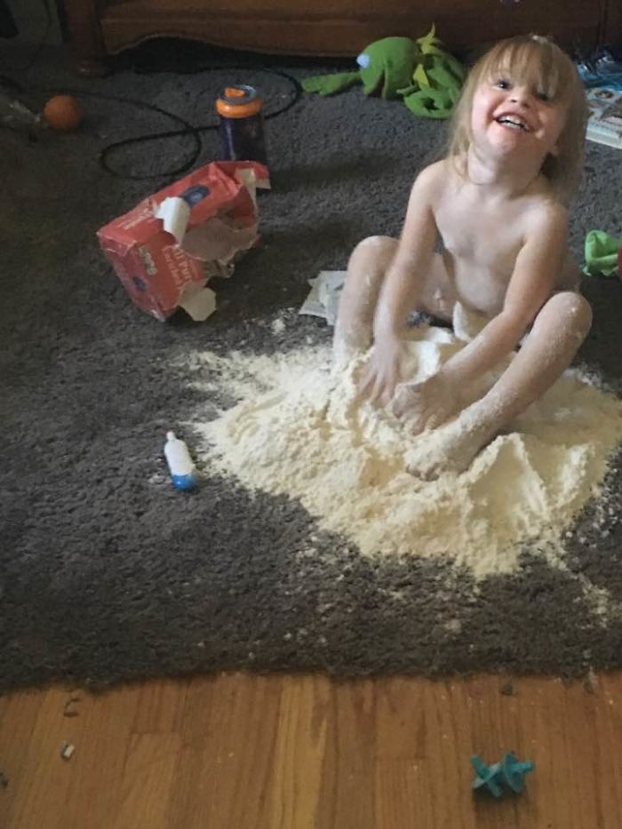 Where Did The Flour Go?