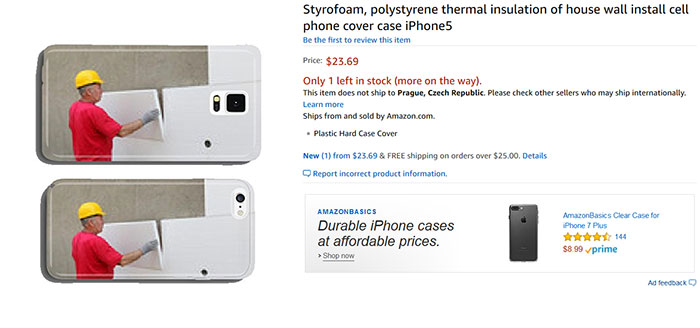 Styrofoam, Polystyrene Thermal Insulation Of House Wall Install Cell Phone Cover Case iPhone5