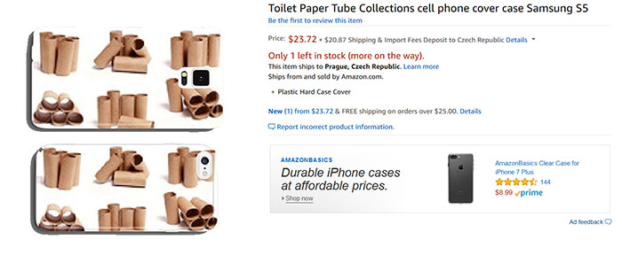 Toilet Paper Tube Collections Cell Phone Cover Case Samsung S5