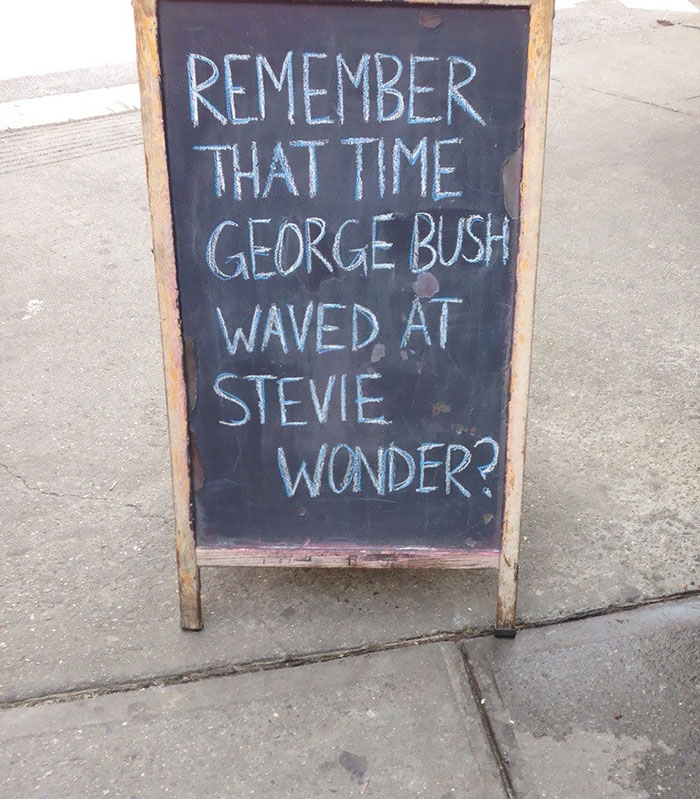 A Bar Sign In The East Village