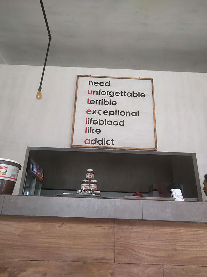 This Nutella Cafe In Bali