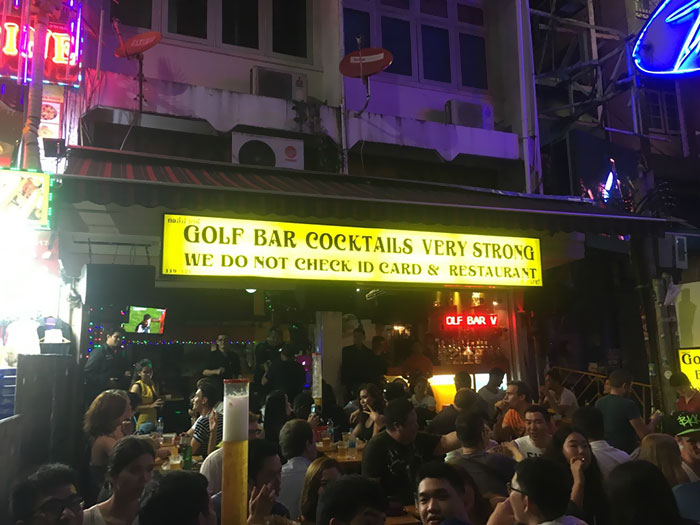 We Found This Amazingly Named Bar In Bangkok, Thailand