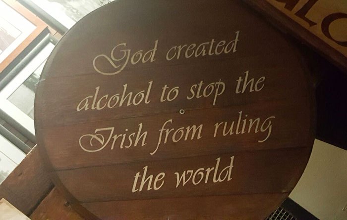 Saw This At A Bar In Dublin, Thought It Was Awesome