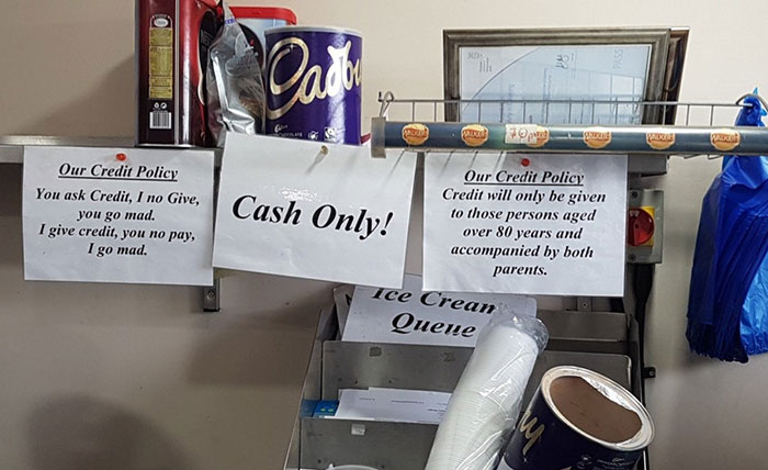 This Cafés Credit Policy