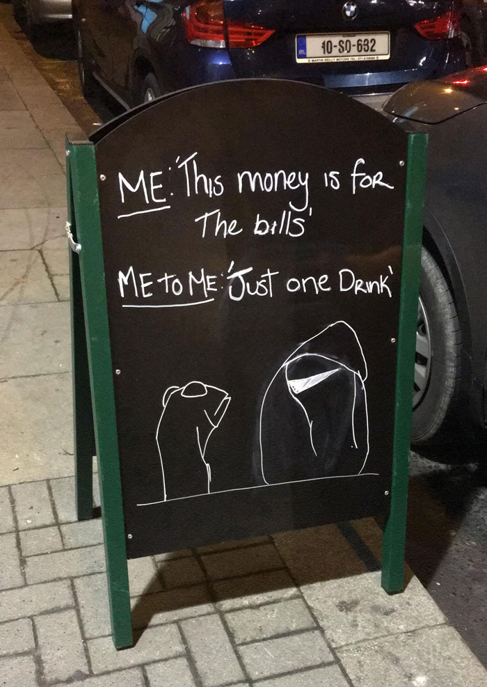 Outside A Pub In Dublin