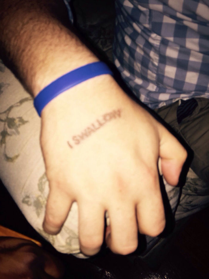 Went To A Gay Bar With My Buddies, Got Stamped At The Door