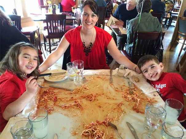 Spaghetti Directly Off The Table