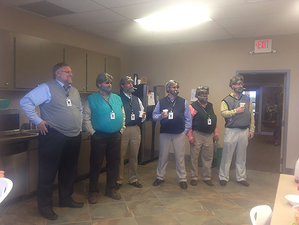 A Few People At My Office Decided To Dress Like Our Boss For Halloween