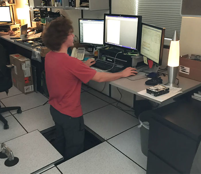 My Coworker Decided He Wanted A Standing Desk