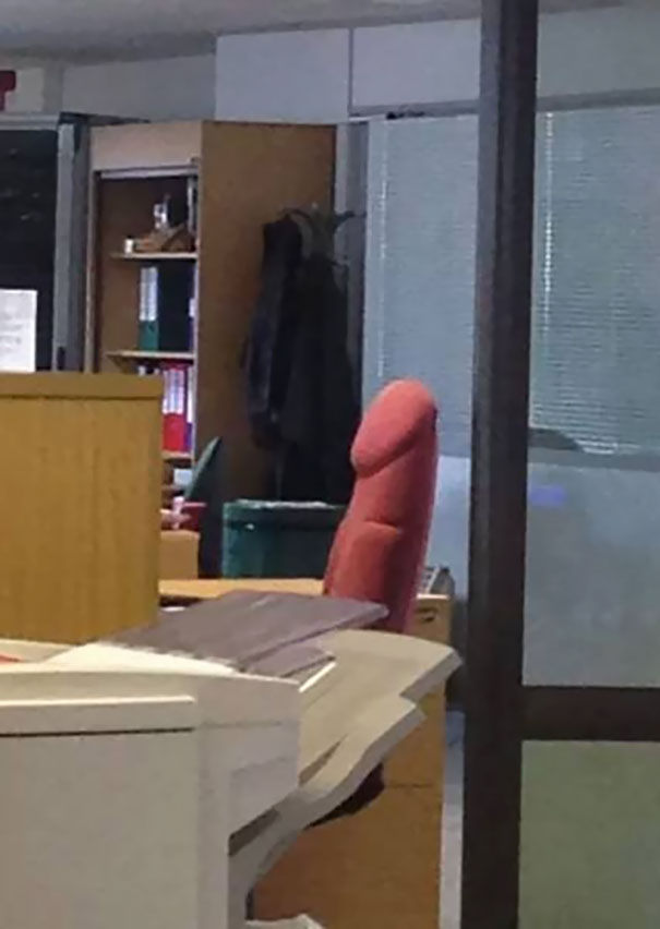 This Sideways Office Chair